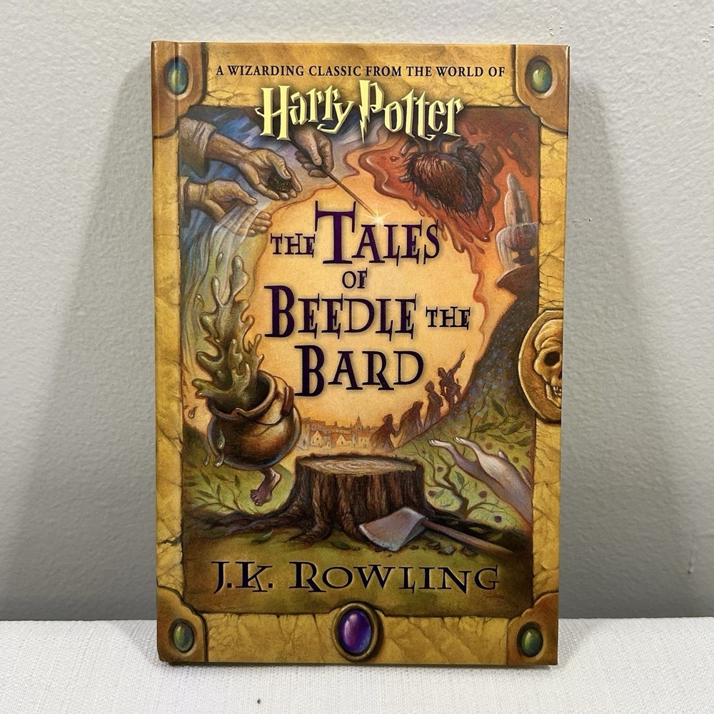 Tales of Beedle the Bard JK Rowling Hardcover 2008 Harry Potter Wizarding World
